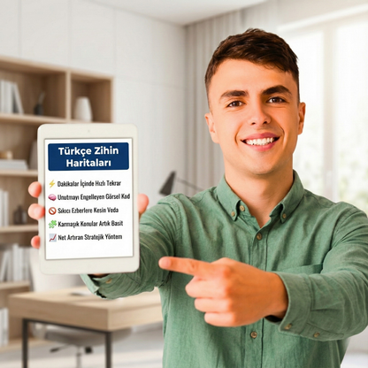 Zihin Haritaları İle TYT/KPSS/MSÜ Türkçe E-Kitap + Video Ders
